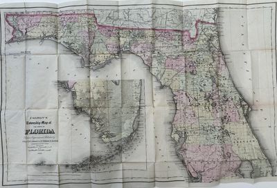 Colton's Township Map of the State of Florida. Drawn, engraved, and published by G.W. & C.B. Colton