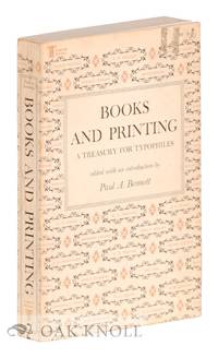 image of BOOKS AND PRINTING, A TREASURY FOR TYPOPHILES
