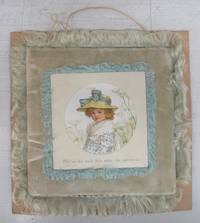 Square-shaped New Year card with fringe de Hildesheimer & Faulkner - nd. Probably 1880s