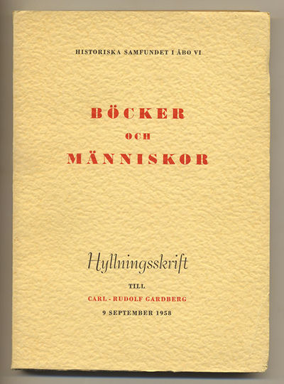 Böcker och människor. Hyllningsskrift till…