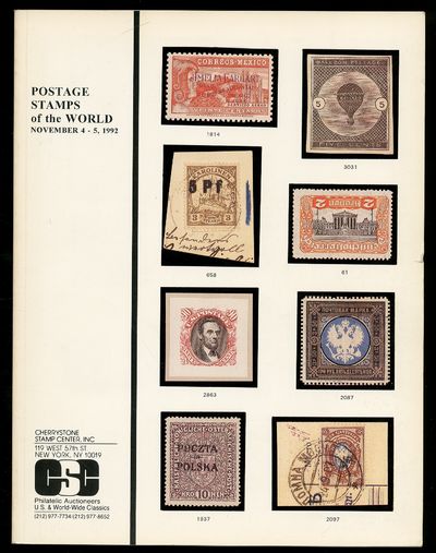 Postage Stamps of the World, November 4-5, 1992