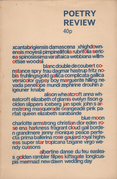 POETRY REVIEW - Vol. 64 No. 1 - Spring 1973