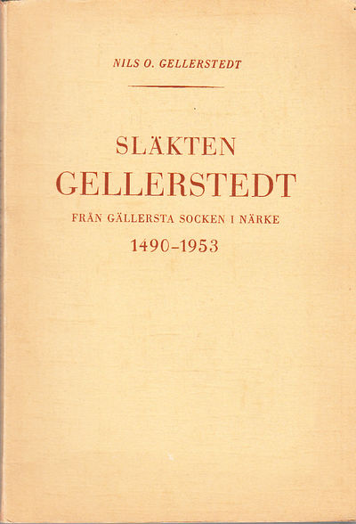 Släkten Gellerstedt från slutet av 1400-talet…