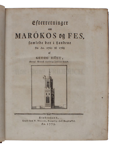 Efterretninger om Marókos og Fes, samlede der i Landene fra Ao.1760 til 1768. - [THE EARLIEST DESCRIPTION OF MOROCCAN-ARABIC DIALECT IN A EUROPEAN SOURCE] (photo 6)
