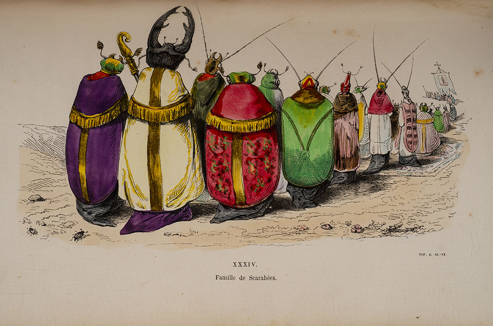 Les Métamorphoses du jour by GRANDVILLE, J.J. (pseud. of Jean