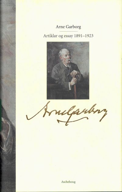 Artiklar og essay 1891-1923.