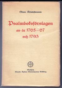 Psalmboksförslagen av år 1765-67 och 1793.