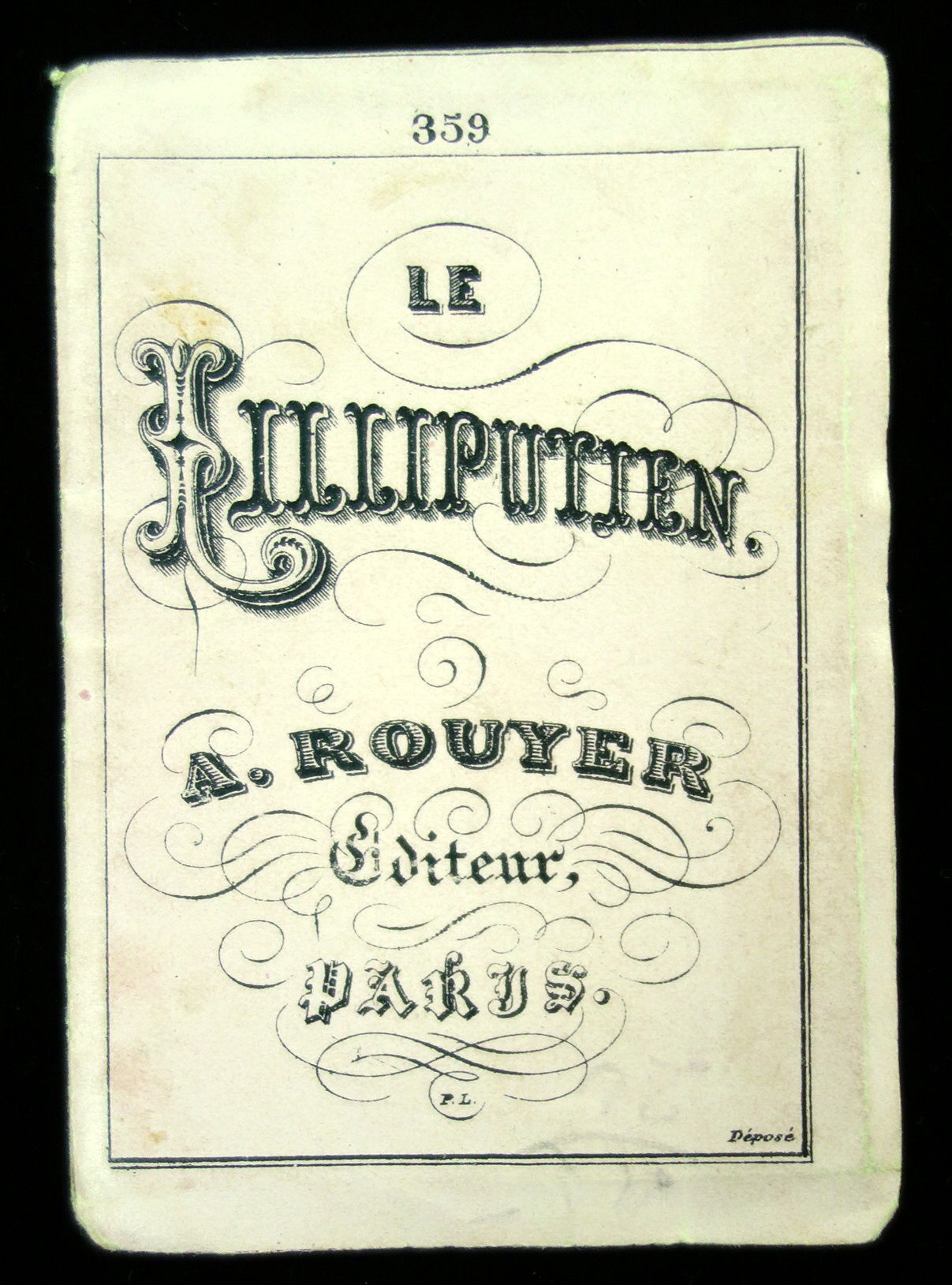 Le Lilliputien . A Rouyer, Editeur, Paris. No. 359