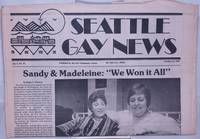 Seattle Gay News: vol. 5, #18, October 13, 1978: Sandy &amp; Madeleine: &quot;We won it all by Tully, Jim, editor, Michael Frick, Vaughn, Jerry Bock, Dave Haining, John Carl, John Johnson, Sandy Rae, Rebecca Lesses, Shannon West, Debra Dragovich, Roger L. Winters, et al - 1978