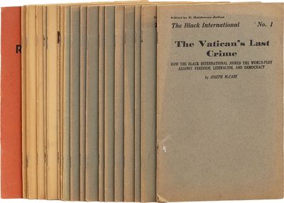 Girard, KS: Haldeman-Julius, 1941-46. Twenty octavo pamphlets (21.5cm) in original staple-bound wrap...