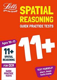 11+ Spatial Reasoning Quick Practice Tests Age 10-11 (Year 6): For the 2026 CEM Tests (Collins...