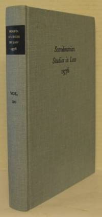 Scandinavian Studies in Law 1976. Volume 20.
