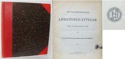 Justitieombudsmannens ämbetsberättelse afgifven…