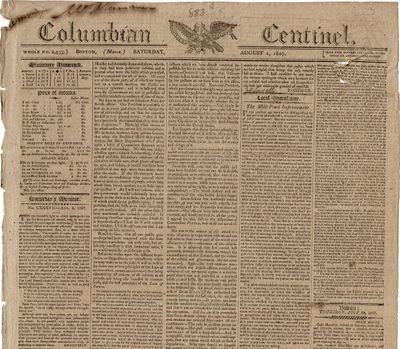 Columbian Centinel. Whole No. 2,435