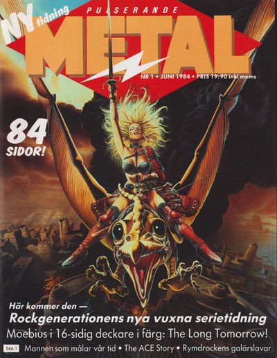 Pulserande METAL. Nr 1, Juni 1984.