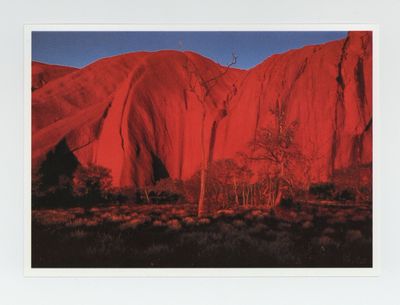 Exhibition postcard: Ulay & Marina Abramovic: ‘Modus Vivendi’, 1980-1985 (14 September-13 October 1985)