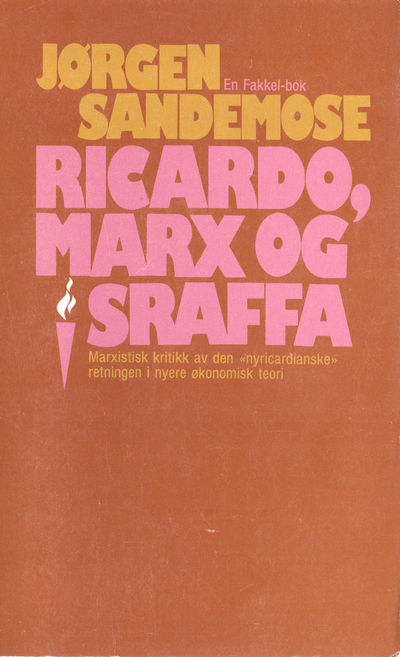 Ricardo, Marx og Sraffa. Narxistisk kritikk av…