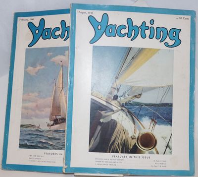 Yachting, Vol LXIX No II [number 2?] February 1941, plus Vol LXX No II [?] August 1941; two different issues in sequence, together as a pair