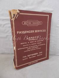 image of Passenger Services London (Paddington) 15th September 1952 until further notice (Western Region)