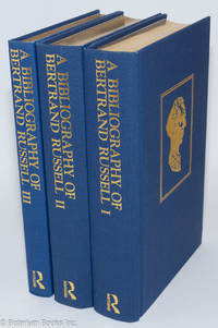 cover of A Bibliography of Bertrand Russell I, II, III (Three-Volume Set)