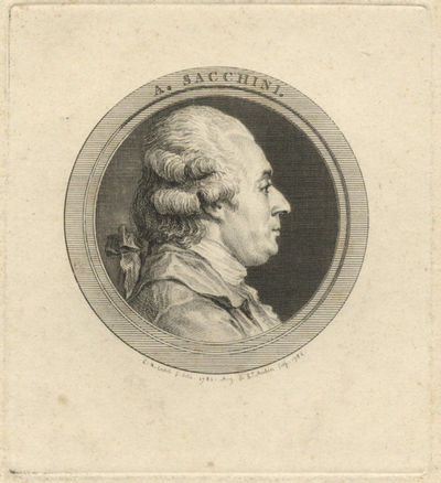 Portrait engraving by Augustin de Saint-Aubin (1736-1807) after Charles Nicolas Cochin fils (1715-1788)