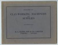 cover of Clay-Working Machinery and Supplies Catalogue No. 12