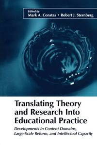 Translating Theory and Research Into Educational Practice: Developments in Content Domains, Large...