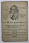 [Pictorial Broadside Handbill Touting the Achievements of Rev. William M.S. McCutcheon of Chattanooga]