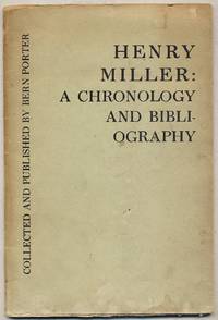 image of Henry Miller: A Chronology and Bibliography
