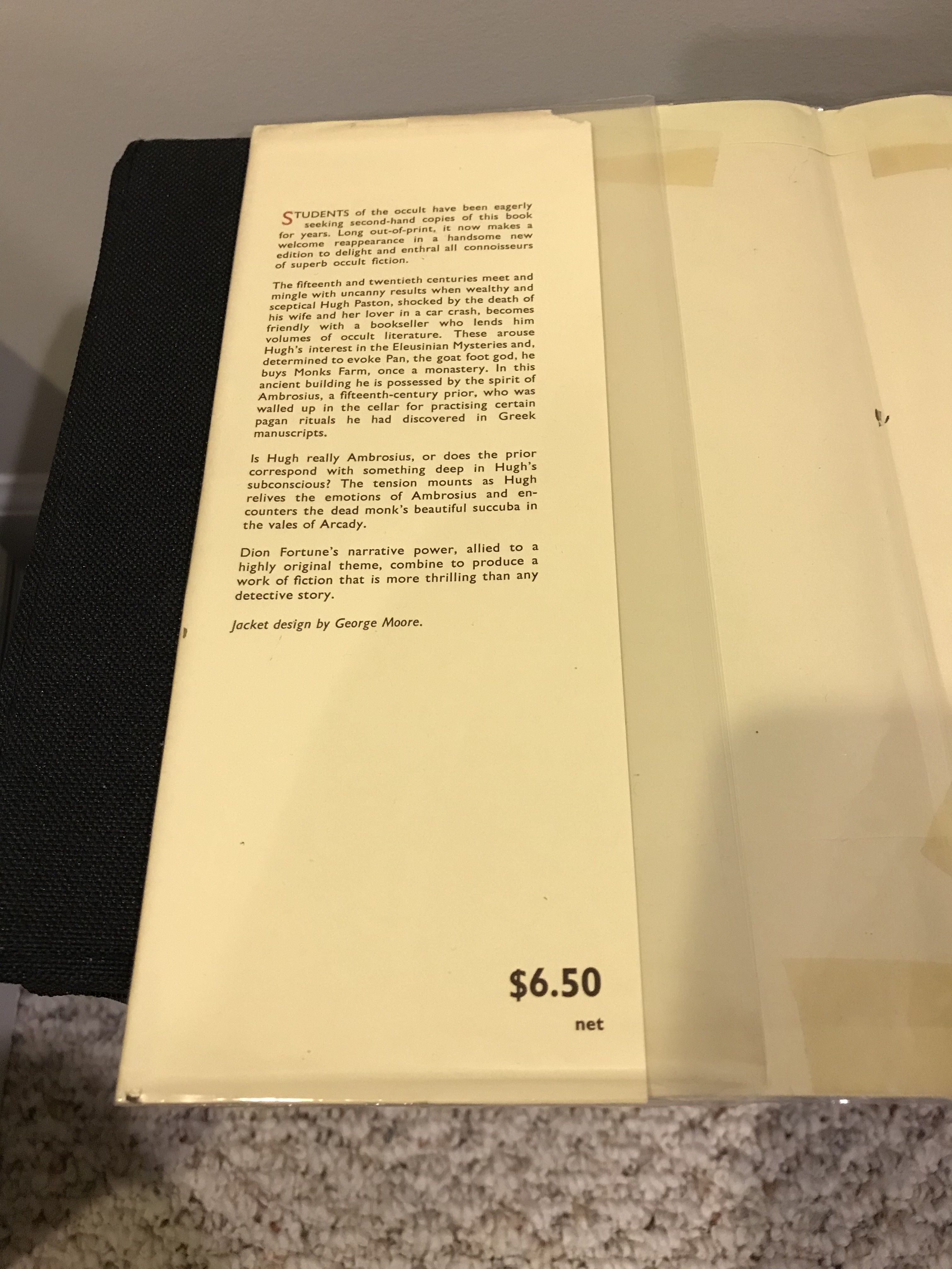 The GoatFoot God by Dion Fortune Hardcover 1971 from Low Brow