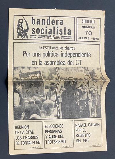 Bandera Socialista. No. 70 (Julio 8, 1978)