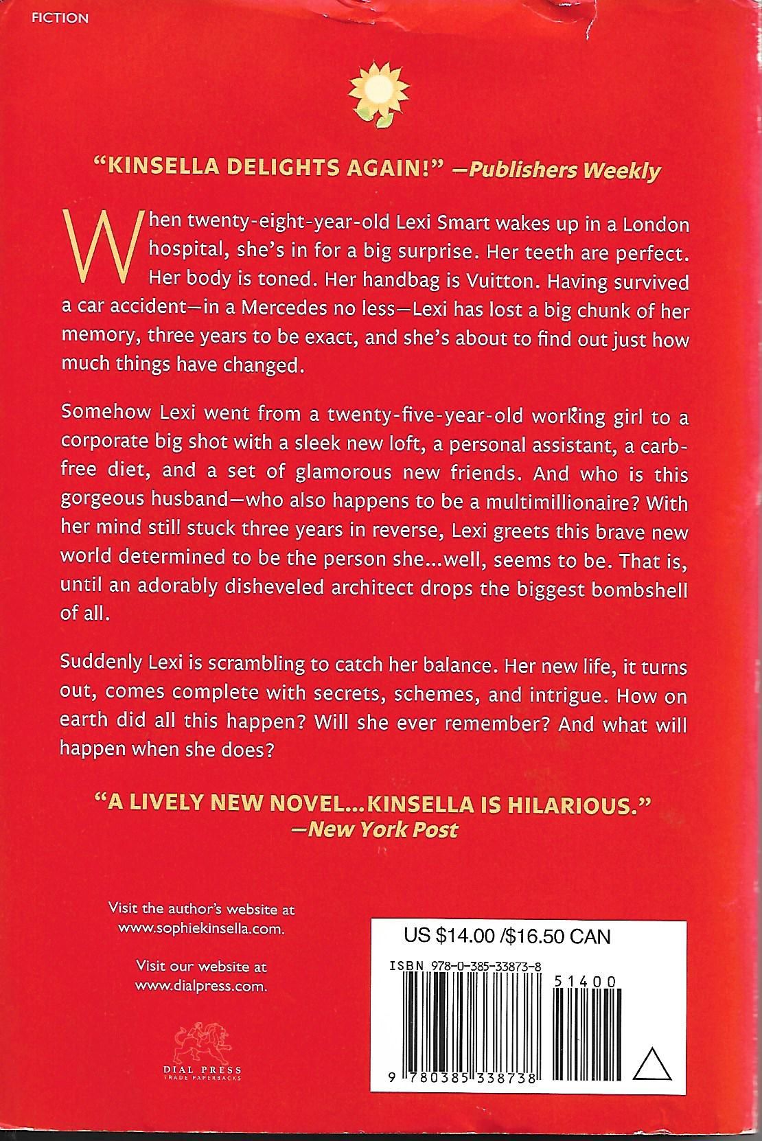 Remember Me? by Sophie Kinsella Paperback 20081028 from Paper