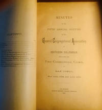 LOS ANGELES EPHEMERA: Minutes of the Fifth Annual Meeting of the General Congregational Association of Southern California