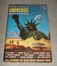 Fantastic Universe Science Fiction  August-September 1953 Volume 1 number 2 by Edited by Sam Merwin, Jr. with stories Richard Matheson, Evan Hunter, Clifford D. Simak , H. Russell Wakefield  and others - 1953