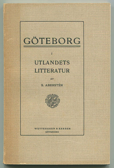 Göteborg i utlandets litteratur.