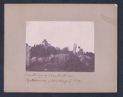 [Originalfotografi föreställande gravfältet…