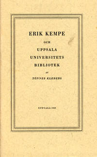 Erik Kempe och Uppsala universitetsbibliotek.