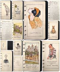 Typed Autobiographical Accounting of Childhood with 11 Original Watercolors