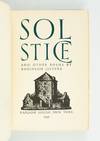 View Image 7 of 9 for BE ANGRY AT THE SUN. SOLSTICE AND OTHER POEMS. GIVE YOUR HEART TO THE HAWKS AND OTHER POEMS. DEAR JU... Inventory #ST20338-010