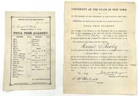 High School Ephemera of Harriet Sophia Rowley (later Parker, 1853-1943) - History of Women's Education