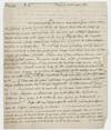 Autograph letter signed (“H V Schaak”) to Theophilus Parsons, Pittsfield, 10 October 1787