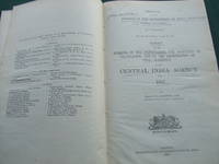 cover of Report on the Working of the Dispensaries, Jail Hospitals, on Vaccination, and on the Registration of Vital Statistics in the Central India Agency for 1907
