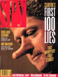 image of SPY MAGAZINE: Clinton's First 100 Lies