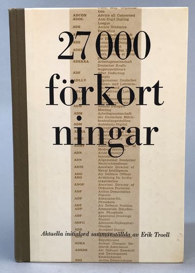 27000 förkortningar. Aktuella initialord…