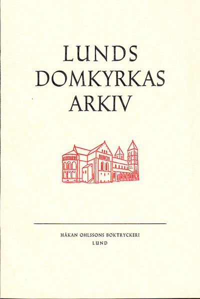 Lunds domkyrkas arkiv. Förteckning på…