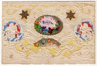 Think of Me" -- Elaborate Oblong 8vo Valentine with Embossed Pictorial Lace Paper,Decorated Papers,and Embossed Victorian Scrap