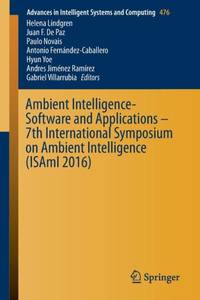 Ambient Intelligence- Software and Applications - 7th International Symposium on Ambient...