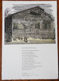 cover of Unconditional Love Song (Poetry Broadside Signed by both Poet and Artist)