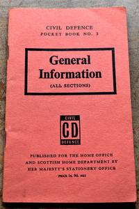 image of CIVIL DEFENCE POCKET BOOK No.3 General Information (All Sections)