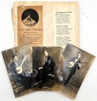 1930s Scrap Book of Banjo Player -- Original Photos